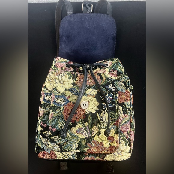 Patricia Nash Aberdeen Floral Tapestry Backpack - Picture 9 of 16